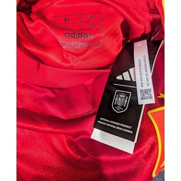 BNWT SPAIN Spain adidas Home Shirt 2024 Copy - Picture 2 of 7